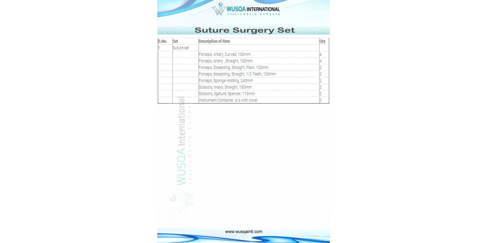 Suture Set